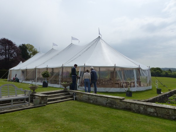 Secondhand Sailcloth Marquee 12x30m For Sale