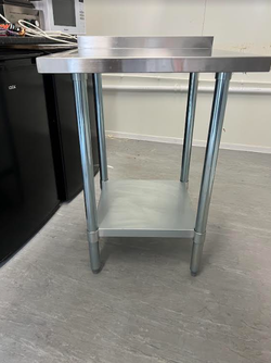 Quattro 600mm Wide Steel Wall Table For Sale