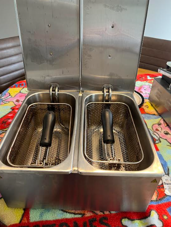 Secondhand Fryer Countertop Double 3.5Ltr Tank 4kW