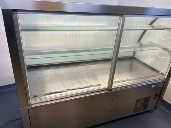 Secondhand Evo 1800 SS Serve Over Deli Counter For Sale