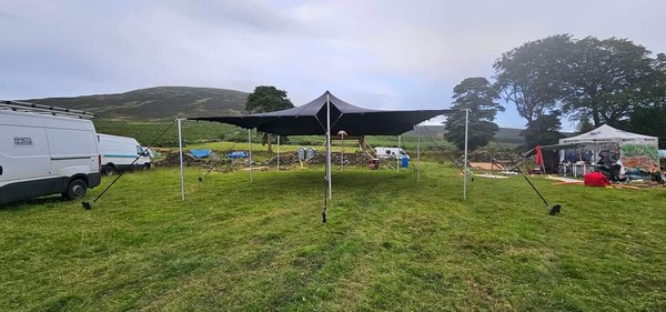 Used stretch tents