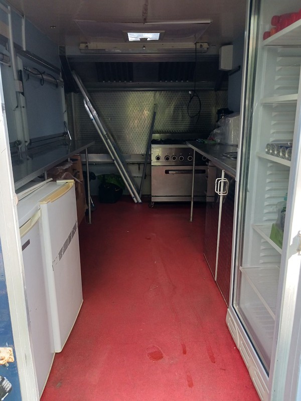 Inside 16ft Super Continental Catering Trailer