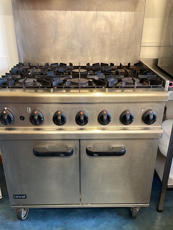 six burner Propane Gas oven