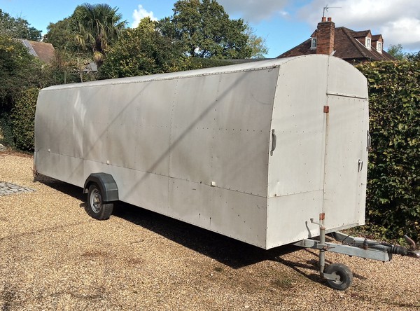 Large Lockable Covered Road Trailer For Sale