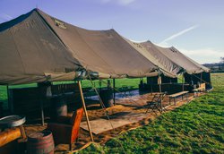 Secondhand Used Military Marquee/Safari Tent For Sale