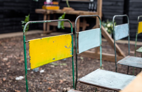 130x Metal Stacking Chair