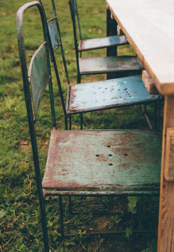 Secondhand 130x Metal Stacking Chair