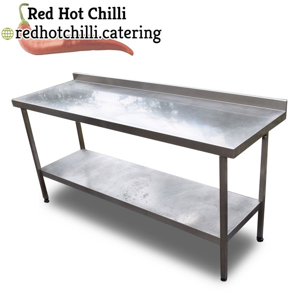 1.8m Stainless Steel Table  (Ref: 1814)