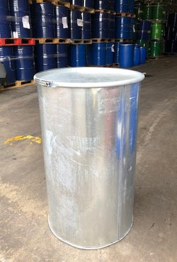 Secondhand 400x 225ltr Galvanised Steel Drums For Sale