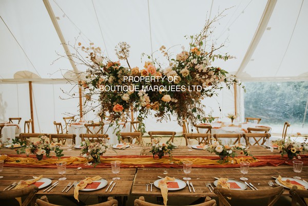 Canvas wedding marquee