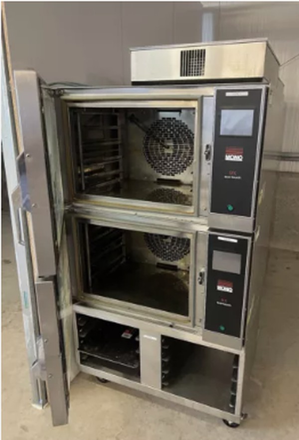 Stacking back off ovens