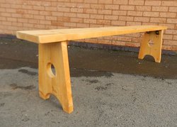 Rustic benches for parties and weddings