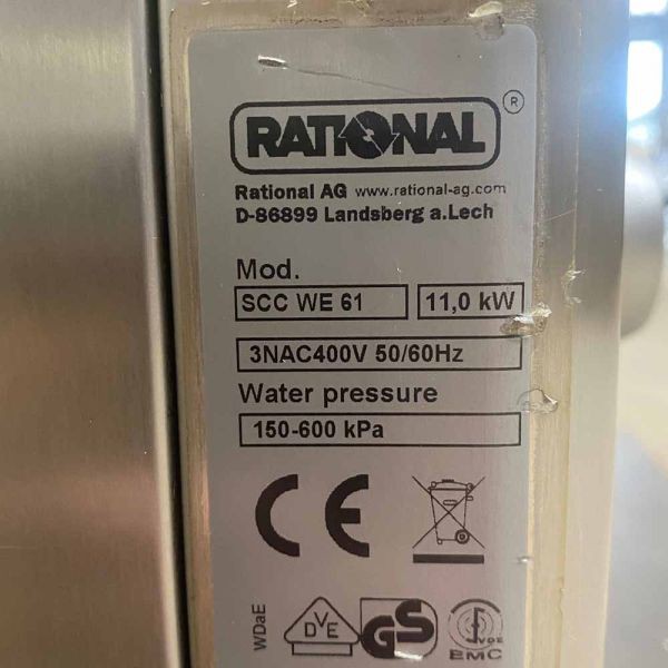 Used Rational Oven SCC WE 61