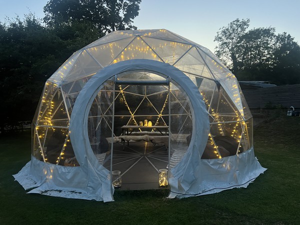 Stunning dome marquee for sale