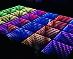 3d effect Mirror LED Dance Floor