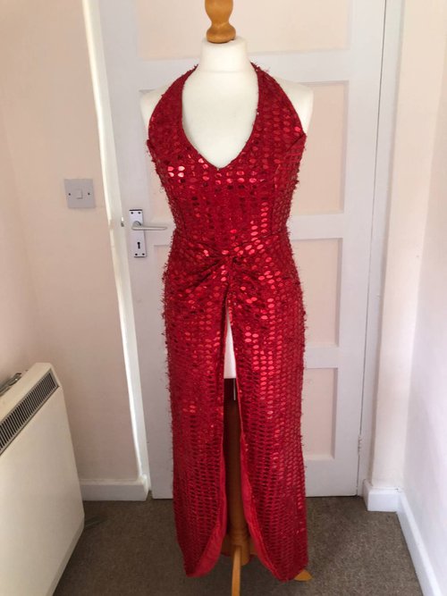 sequin dress Red sequin dress Red