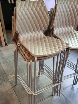 Secondhand 32x Uni 550 Stacking Dining Chair For Sale