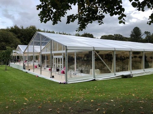 Hoecker E15 - 15m x 33m structure on 3m Leg with Substructure Floor Hoecker E15 - 15m x 33m structure on 3m Leg with Substructure Floor