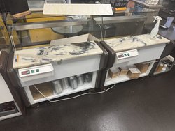 2x MAFIROL heated deli display cabinets