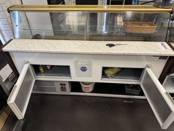 Deli serve over display  fridge