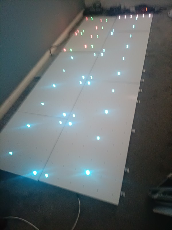 LED Colour changing dance floor