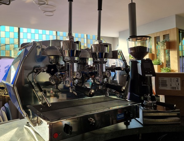 Secondhand Used La Pavoni 2 Group Coffee Machine For Sale