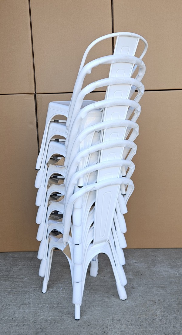 New White Tolix Style Chairs For Sale