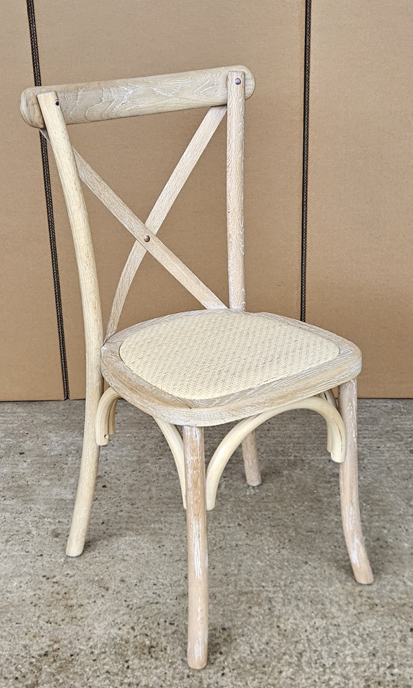 New Light Oak Crossback Chairs For Sale