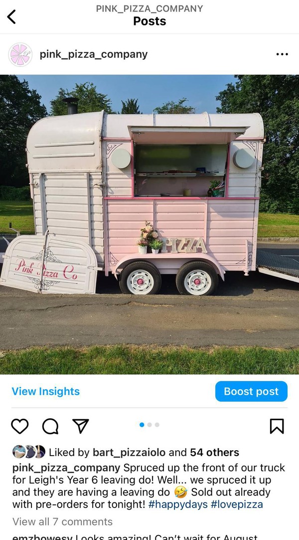 Twin wheel Rice Horsebox catering trailer