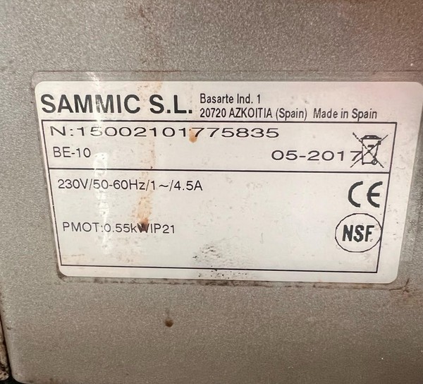 Secondhand Sammic Planetary Mixer 10L with Stand For Sale