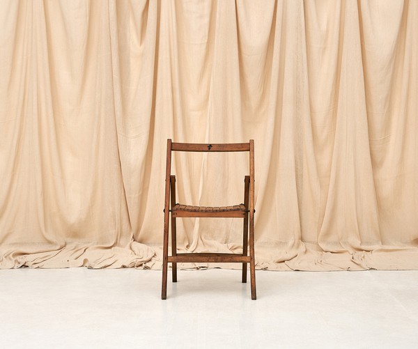 160x Vintage Wooden Folding Chairs For Sale