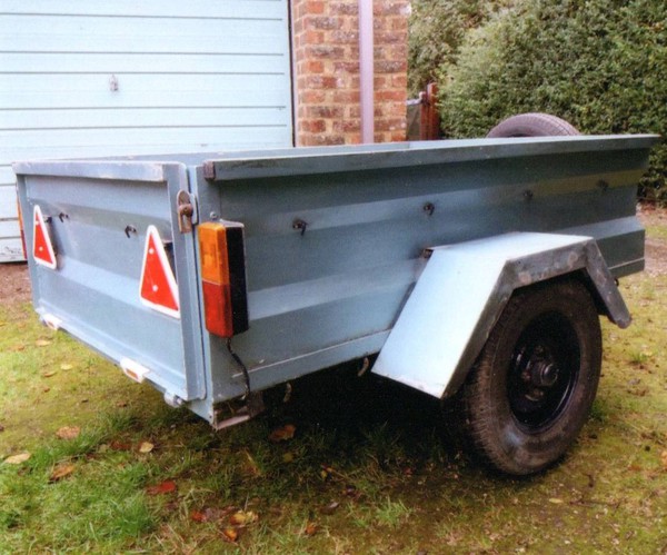 Galvanised trailer in good condition