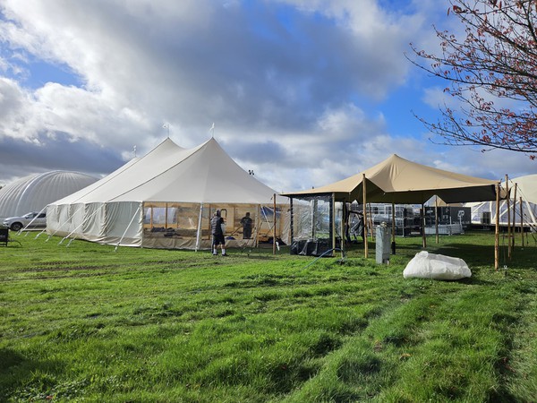 Used sailcloth marquee for sale