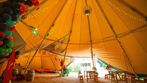 Tipi hire equipment