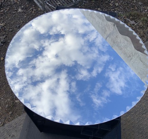 40cm Mirrored Presentation Plate 40cm Mirrored Presentation Plate