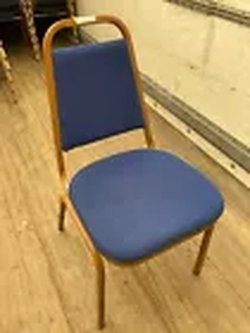 250x Blue and Red Banqueting / Conference Stacking Chairs - Peterborough, Cambridgeshire