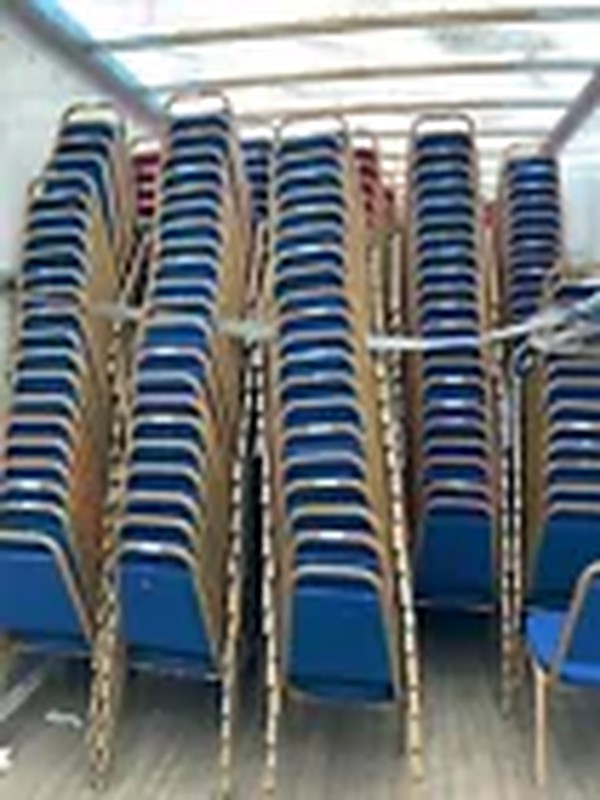 250x Blue and Red Banqueting / Conference Stacking Chairs - Peterborough, Cambridgeshire 8