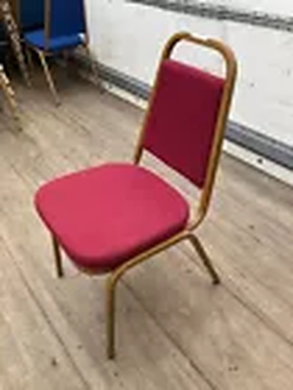 250x Blue and Red Banqueting / Conference Stacking Chairs - Peterborough, Cambridgeshire 4