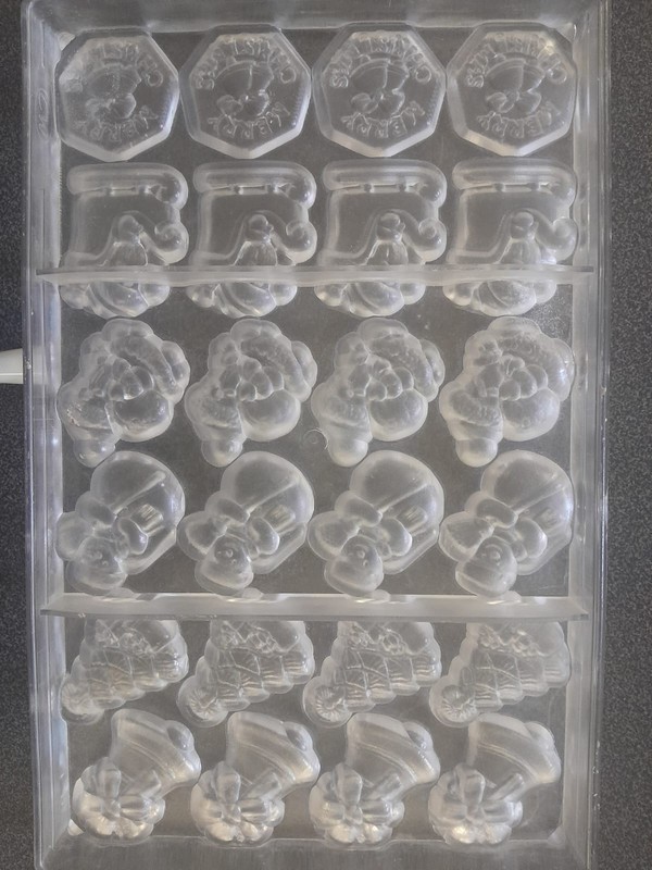 Christmas chocolate moulds