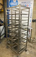 Secondhand 2x Double Gastro Racks Heavy Duty