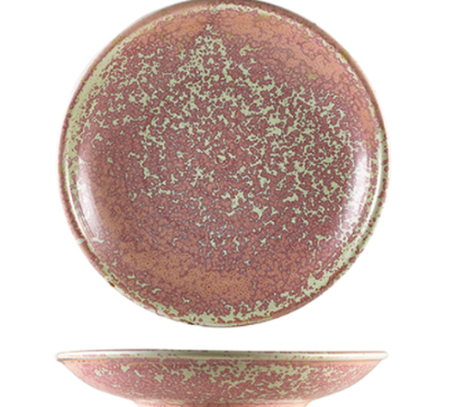 100x Terra Porcelain Rose Coupe Plate 21cm For Sale 100x Terra Porcelain Rose Coupe Plate 21cm For Sale