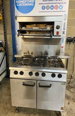 Falcon Gas Salamander, 6 Gas Burner Cooker G3101 For Sale