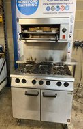 Falcon Gas Salamander, 6 Gas Burner Cooker G3101 For Sale