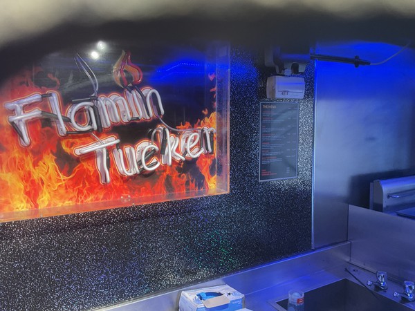 Flamin Truckers catering van for sale