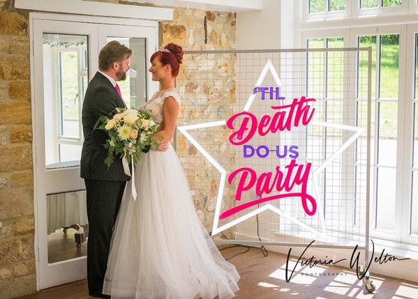 Till Death Do Us Party LED Neon Sign for sale