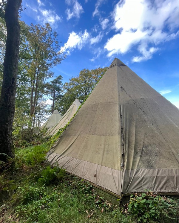 Secondhand Giant Tipi's With Porch For Sale