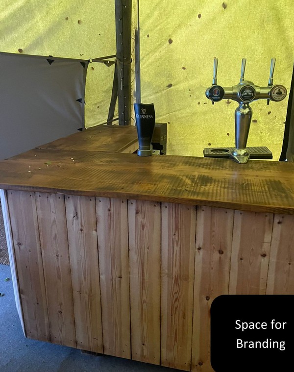 Secondhand Bespoke Wooden Bar