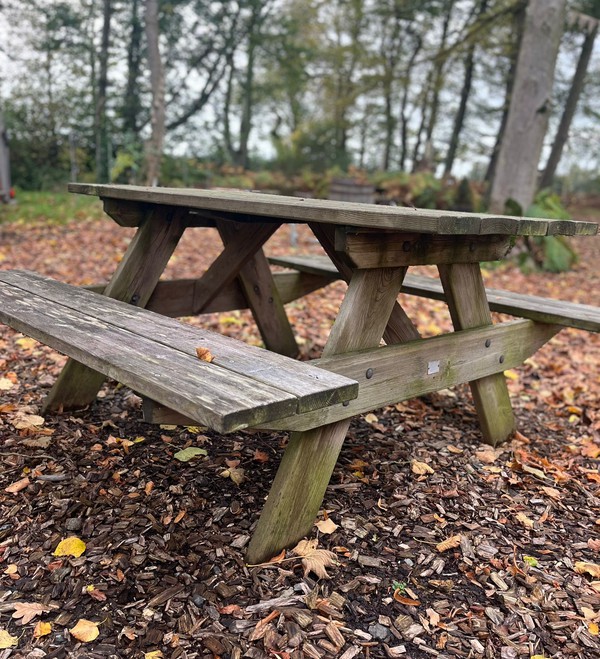 Secondhand 3x Picnic Bench And Table Set