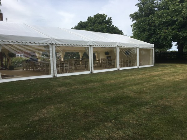 Secondhand 9mt x 9mt Clearspan Marquee For Sale