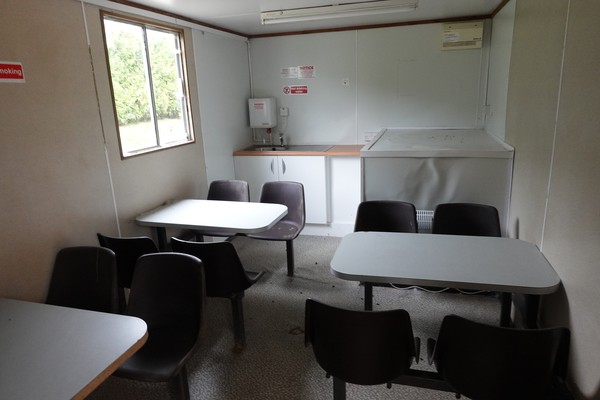 Secondhand 21' x 8' Anti Vandal Office Canteen Toilet Store For Sale